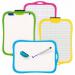 Double-Sided White Board with pen & eraser - Blue 15889