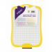 Double-Sided White Board with pen & eraser - Yellow 15892