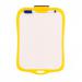 Double-Sided White Board with pen & eraser - Yellow 15892
