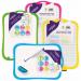 Double-Sided White Board with pen & eraser - Yellow 15892