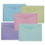 Snopake 100% Recycled ReBorn Polyfile A5 Pastel Assorted 15910