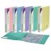 Snopake 100% Recycled ReBorn RingBinder 225 O Ring A4 Pastel Assorted 15918