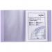Snopake 100% Recycled ReBorn Display Book 24 Pocket 48 Sides to view A4 Pastel Assorted 15920