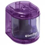 Swordfish Scribbler Battery Powered Sharpener Purple 40003 40003