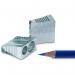 Swordfish Metal Wedge Double Sharpener Silver (1 Box of 20) 40212 40212