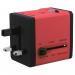 Swordfish VariPlug Dual USB Travel Adapter Red 40247 40247