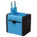 Swordfish VariPlug Dual USB Travel Adapter Blue 40248 40248