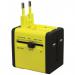 Swordfish VariPlug Dual USB Travel Adapter Yellow 40254 40254