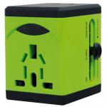 Swordfish VariPlug Dual USB Travel Adapter Green 40255 40255