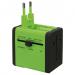 Swordfish VariPlug Dual USB Travel Adapter Green 40255 40255