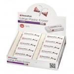 Swordfish Large Plastic Eraser White (Pack of 20) 40273 40273
