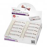 Swordfish Large Soft Eraser White (Pack of 20) 40277 40277