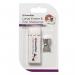 Swordfish Large Plastic Eraser Silver (12 x Blisters of 2) 40284 40284