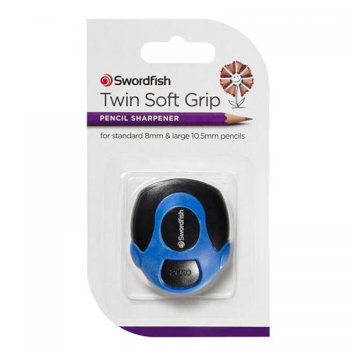 Swordfish [40287] Soft Grip Pencil Sharpener [Pack of 2