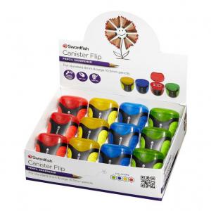 Swordfish Canister Flip Sharpener Assorted Pack of 12 40290 40290