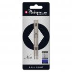 Platignum No.9 Ball Point Pen Refill Blue Blistercard x3 (12 Packs) 50156 50156
