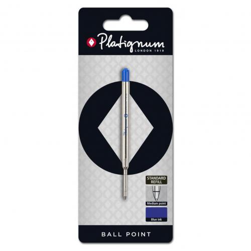 Platignum Ball Point Pen Refill Blue Blistercard (12 Packs) 50340 50340