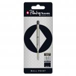 Platignum Ball Point Pen Refill Black Blistercard (12 Packs) 50342 50342