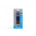 Platignum Tixx Ball Point Blue Pack 3 Blistercard (12 Packs) 50500 50500
