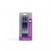 Platignum Tixx Roller Ball Blue Pk 3 Blistercard (12 Packs ) 50503 50503