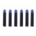 Platignum Fountain Pen Ink Cartridges Blue x6 (1 Pack ) 50519 50519