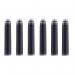 Platignum Fountain Pen Ink Cartridges Black x6 (1 Pack ) 50520 50520