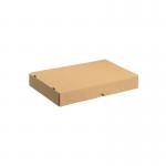 Carton With Lid 305x215x50mm Brown (Pack of 10) 144666114 SO10409