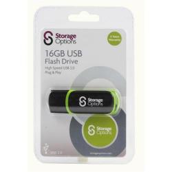Cheap Stationery Supply of Storage Options USB Flash Drive 16Gb 51233 PD011BLK-16 51233 Office Statationery