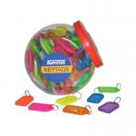 Kevron Plastic Clicktag Key Tag Large Assorted Tub (Pack of 70) ID30AC70 SP00069