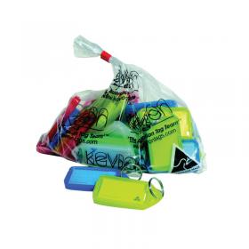Kevron Plastic Clicktag Key Tag Large Assorted (Pack of 25) ID30 AC25 SP00154