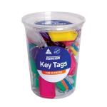 Kevron Standard Key Tags Assorted (Pack of 50) ID5TUB50ASST SP00668