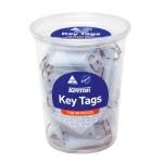 Kevron Standard Key Tags Clear (Pack of 50) ID5TUB50CLR SP00670