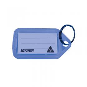 Kevron Plastic Clicktag Key Tag Blue (Pack of 100) ID5BLU100 SP50034