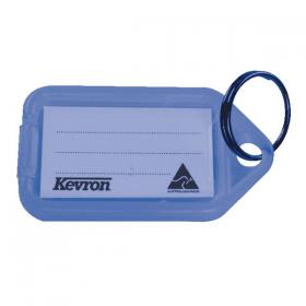 Kevron Plastic Clicktag Key Tag Blue (Pack of 100) ID5BLU100 SP50034