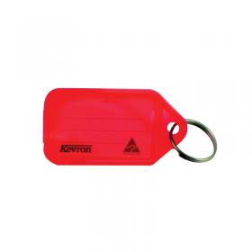 Kevron Plastic Clicktag Key Tag Red (Pack of 100) ID5RED100 SP50035