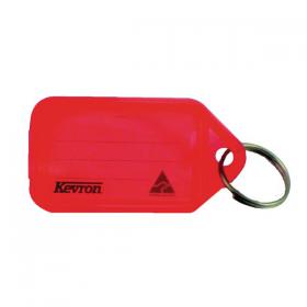 Kevron Plastic Clicktag Key Tag Red (Pack of 100) ID5RED100 SP50035