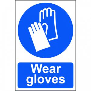 Wear gloves - 1.2mm Recyclable PP 200 x 300mm 0003