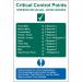 ‘C.C.P Temperature Values - Goods Inwards’ Sign; Self-Adhesive Semi-Rigid PVC (200mm x 300mm) 0459