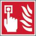 Self-Adhesive Vinyl Fire Alarm Call Point Symbols sign (100 x 100mm). Easy to use and fix. 11690