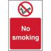 No Smoking’ Sign; Non Adhesive Rigid 1mm PVC Board (100mm x 150mm) 11809