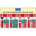Self-Adhesive Vinyl EN3 Fire Extinguisher Colour Chart sign (350 x 200mm). Easy to use and fix. 12300