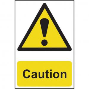 Caution - 1.2mm Recyclable PP 200 x 300mm 1300