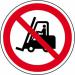 The Spectrum Industrial Floor Graphics are a clear and direct reminder to keep forklifts off certain areas. The symbol floor graphic features anti-slip lamination, ensuring safety while driving. Measuring 400mm in diameter, this sign is a prominent presence on any floor.