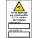 The Spectrum Industrial CCTV Signs are made of 1.2mm recyclable PP and measure 200 x 300mm. These signs alert visitors that the premises are continuously monitored by CCTV cameras for heightened security measures.