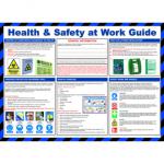 H&S At Work Guide Safety Poster (590 x 420mm) made from laminated paper.  13217