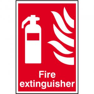 Fire extinguisher - 1.2mm Recyclable PP 200 x 300mm 1350