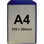 The Spectrum Industrial Warehouse Signage Magnetic Document Pocket is a vertical A4 size and is designed with a single pocket. The pocket is magnetic, allowing for easy attachment and display on any metal surface. The sign is ideal for displaying documents or important information in warehouse, industrial, or office settings. The bold, modern design is eye-catching and perfect for organizing and communicating important information. The pocket is durable and professional looking, providing a sleek and functional addition to any workspace.