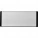 A sleek and professional silver anodised header panel with black end caps and text. Measuring at 220mm x 90mm, this industrial room sign adds a modern touch to any workspace or facility.