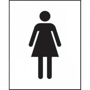 Female symbol 1.2mm Recyclable PP 125 x 200mm 14311
