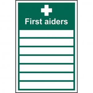 First aiders 1.2mm Recyclable PP 200 x 300mm 14332